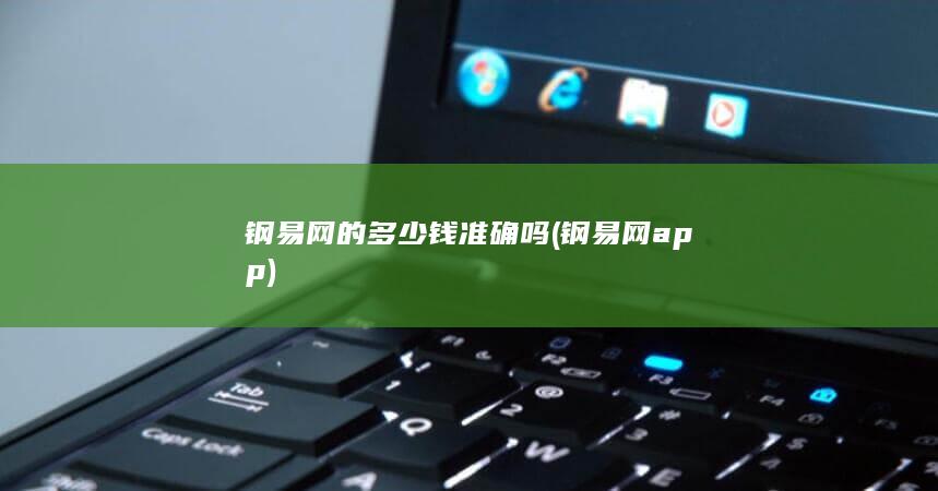 钢易网的多少钱准确吗