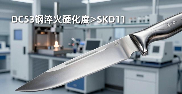 dc53钢做刀优缺点_适合做刀的钢材_DC53钢韧性SKD11两倍