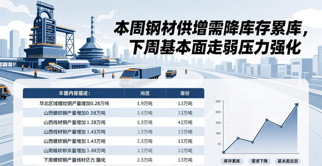 钢材库存累库趋势_钢材仓库图片_钢材供应量分析