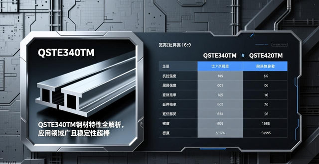 不易变形稳定性好钢材_QSTE340TM钢材特性与应用_QSTE500TM钢材性能优势与应用拓展