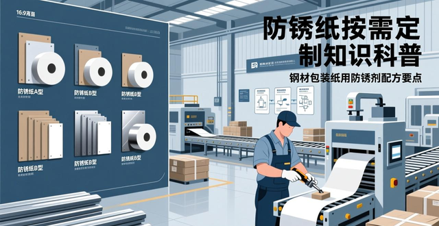 防锈纸按需定制_防锈纸VCI处理工艺_钢材包装纸用防锈剂配方