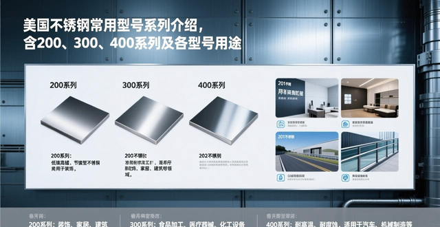 不锈钢型号系列介绍_钢材规格符号怎么写_200系列300系列400系列