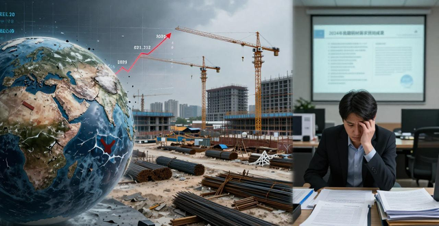 2023-2024年我国钢材需求受经济影响呈下降态势
