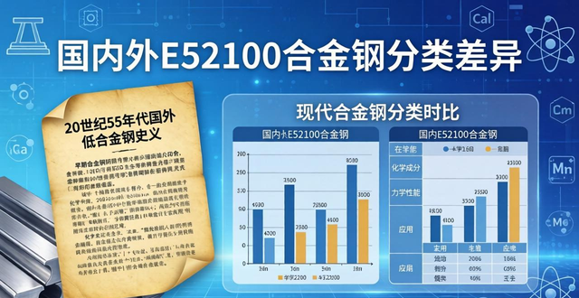 国内外E52100合金钢分类差异，你知道多少？