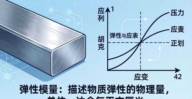 钢材弹性模量的数值、定义、单位及相关解释