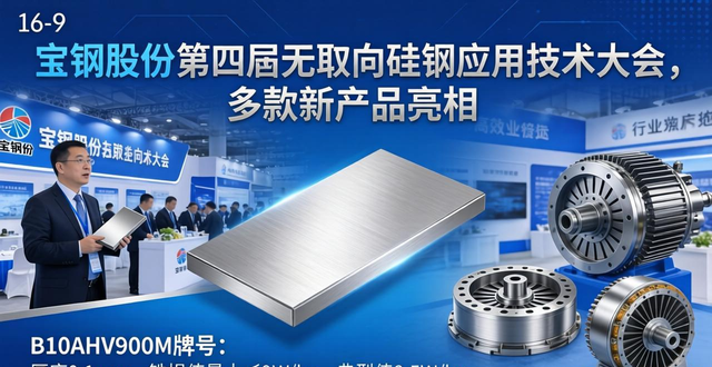 宝钢股份无取向硅钢新产品发布_宝钢股份无取向硅钢应用技术大会_宝钢钢材牌号