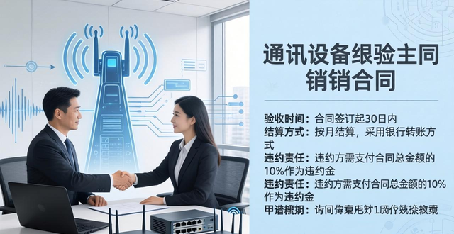 通讯设备购销合同范本及相关规定要求说明