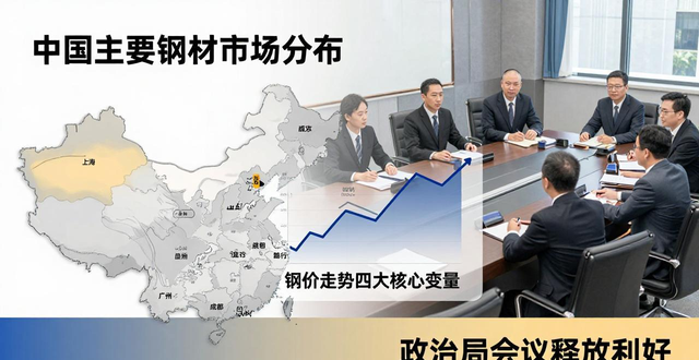 中国主要钢材市场分布 政治局会议释放利好钢价能涨吗