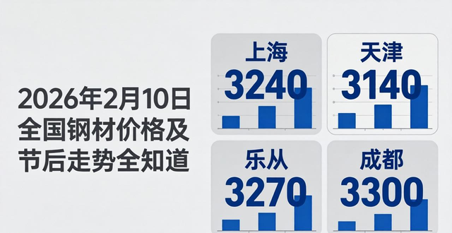 2026 年 2 月 10 日全国钢材价格及节后走势全知道