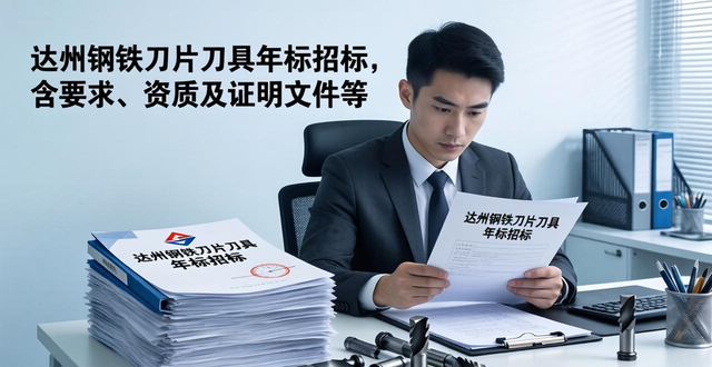 达州钢铁刀片刀具年标招标，含要求、资质及证明文件等