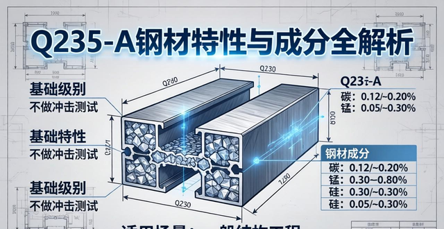 Q235-A钢材特性与成分全解析，一般结构工程适用