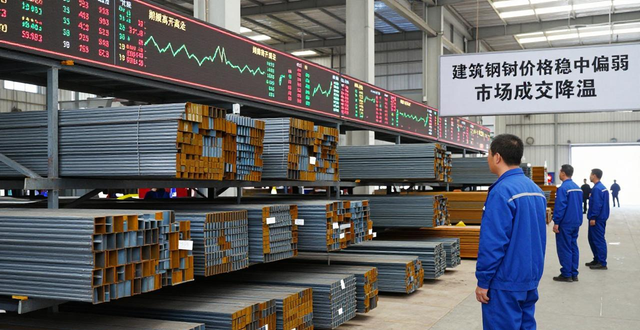 建筑钢材价格稳中偏弱 市场成交降温 短期窄幅震荡