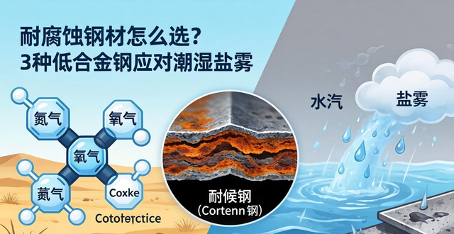 耐腐蚀钢材怎么选？3种低合金钢应对潮湿盐雾