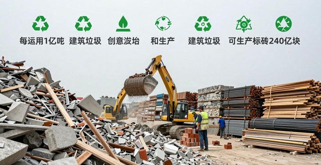 建筑垃圾变废为宝，废旧钢材回收率这样提升