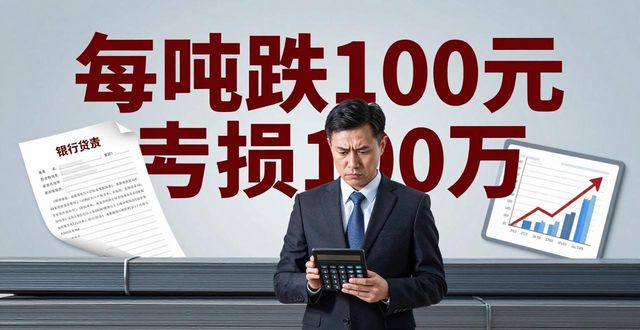 做钢材生意看着有钱，实际资产可能缩水