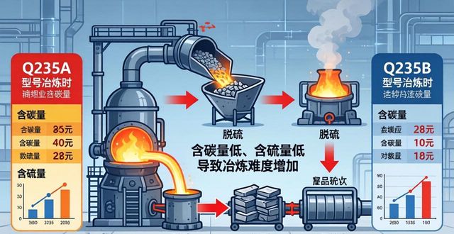 Q235钢材密度相关：Q235与A/B型号区别