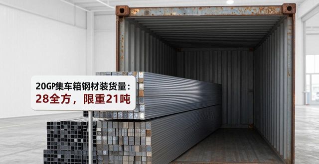 20英尺集装箱内容积_28立方集装箱配重货_集装箱钢材