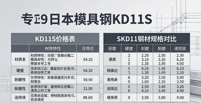 日本KD11S模具钢价格_KD11S模具钢市场价格分析_日本钢材规格表