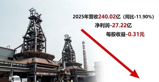 重庆钢铁净利润亏损27.22亿元_重庆钢铁2025年营业收入下降_重庆钢材厂有