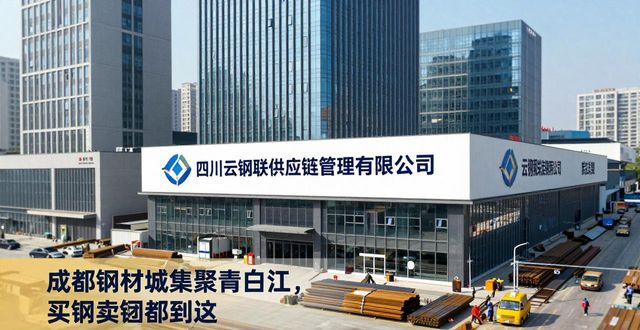 成都钢材城集聚青白江，买钢卖钢都到这