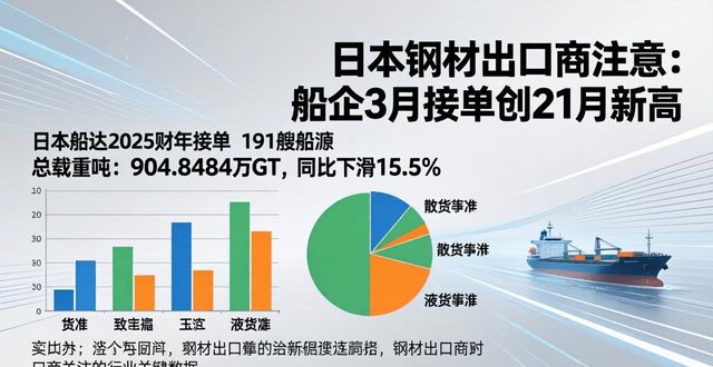 散货船油船需求增加_日本船企3月接单量增长_日本钢材出口商