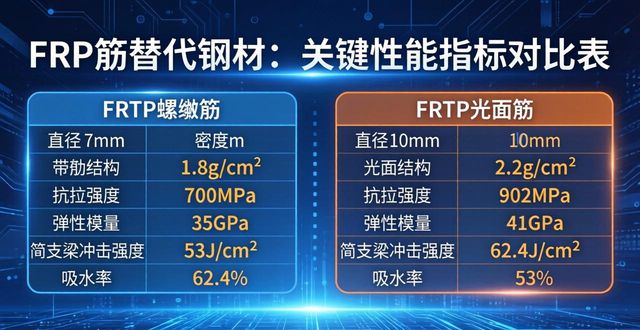 FRP筋CFRP棒GFRP筋_钢材材料性能指标