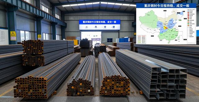重庆钢材今日报价持稳，成交一般