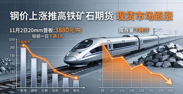 钢价上涨推高铁矿石期货 现货市场跟涨