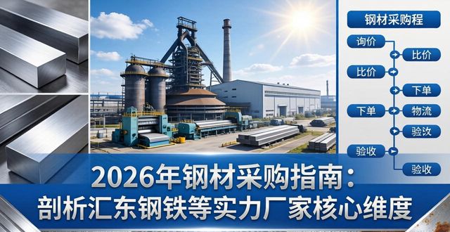 2026年钢材采购指南：剖析汇东钢铁等实力厂家核心维度