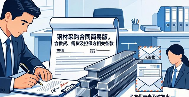 钢材采购合同范本简易版_工程建设钢材采购合同_简单钢材供货合同范本