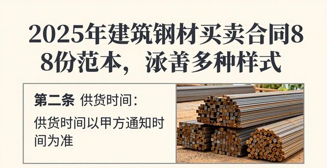 钢材买卖协议_建筑钢材买卖合同范本_市场建筑钢材买卖合同