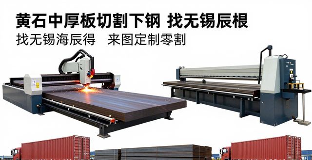钢板精加工_钢材剪切加工中心_黄石中厚板切割下料