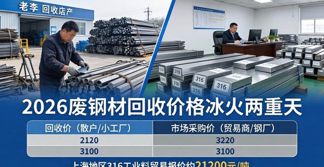 2026废钢材回收价格_废不锈钢价格差异_不同种类不锈钢回收价格