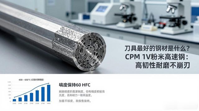CPM 1V粉末高速钢_刀具最好的钢材_高韧性耐磨性精密刀具材料