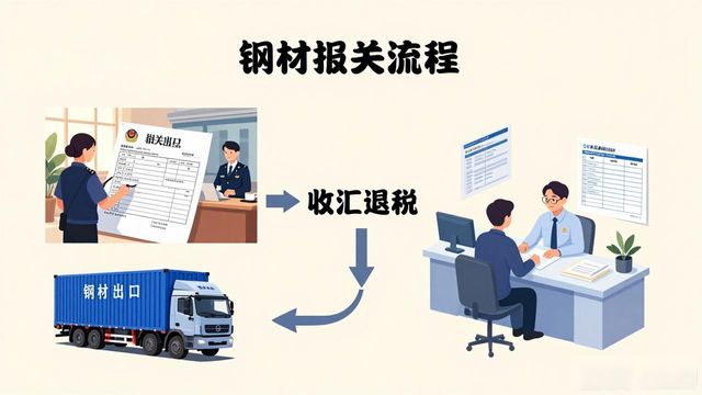 钢材外贸_钢材贸易报关环节关键点_钢材进出口报关代理流程