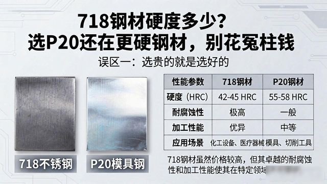 718钢材硬度_P20钢材适用场景_P20模具钢选型