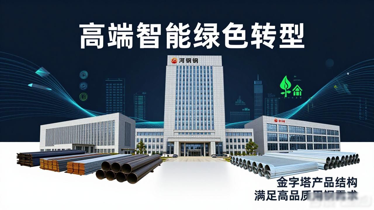 河北钢材公司：高端智能绿色转型，金字塔产品结构满足您的高品质用钢需求