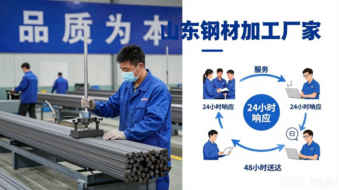 钢材加工厂家推荐：山东君诚，现货定制加工48小时送达