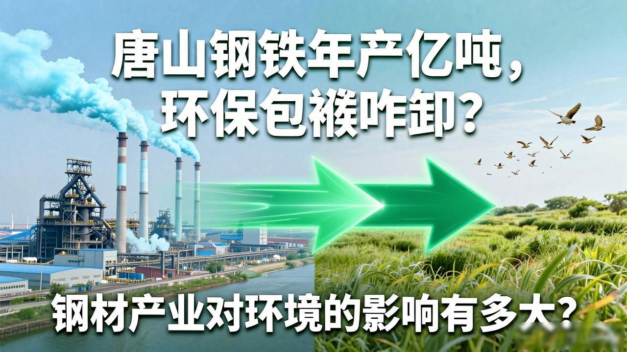 唐山钢铁年产亿吨，环保包袱咋卸？钢材产业对环境的影响有多大？
