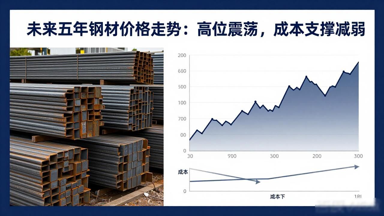 未来五年钢材价格走势：高位震荡，成本支撑减弱