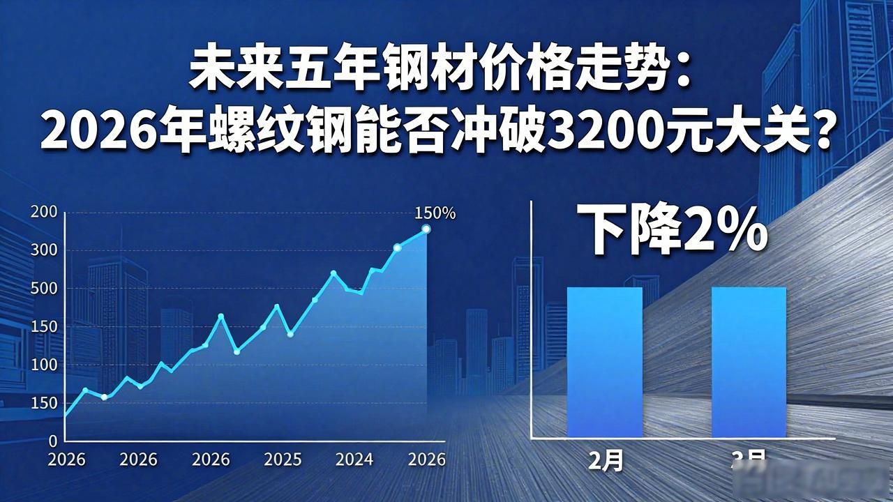 未来五年钢材价格走势：2026年螺纹钢能否冲破3200元大关？