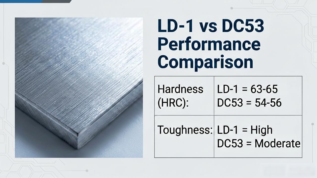 DC53与D2钢材对照表：选对模具钢省成本