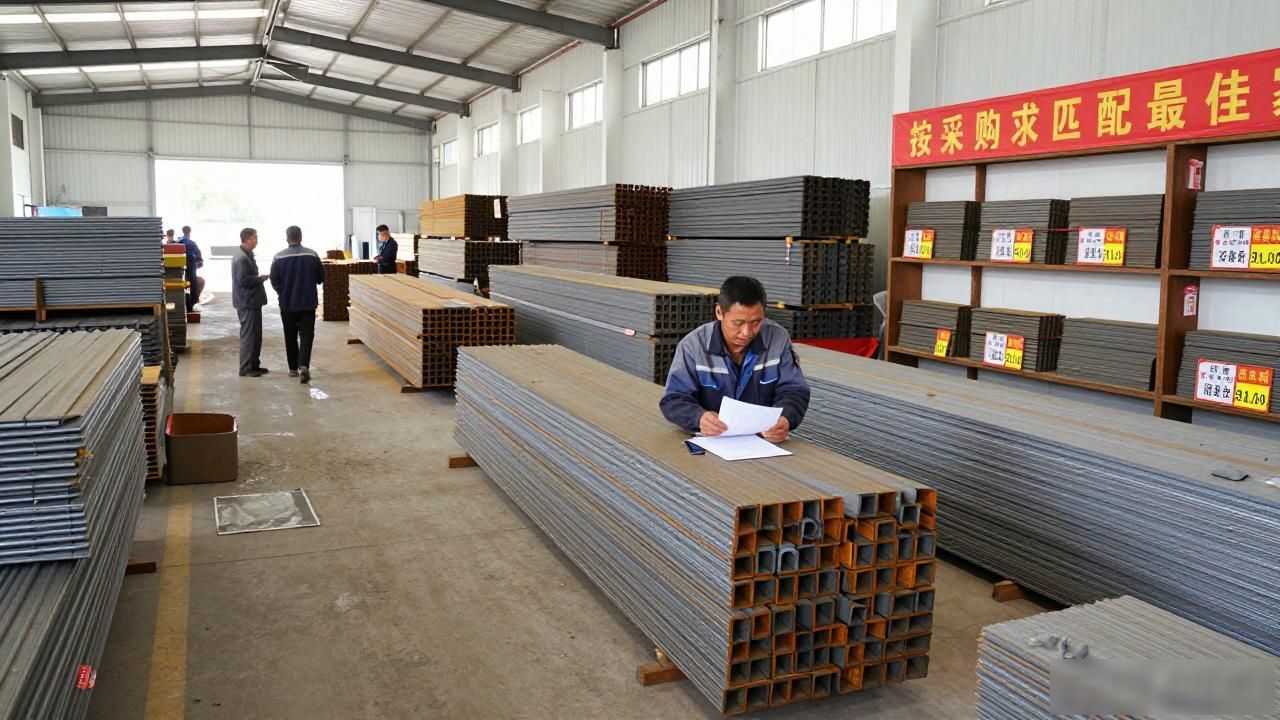 云南钢材市场实景图：现货匹配+加工配送痛点全解析