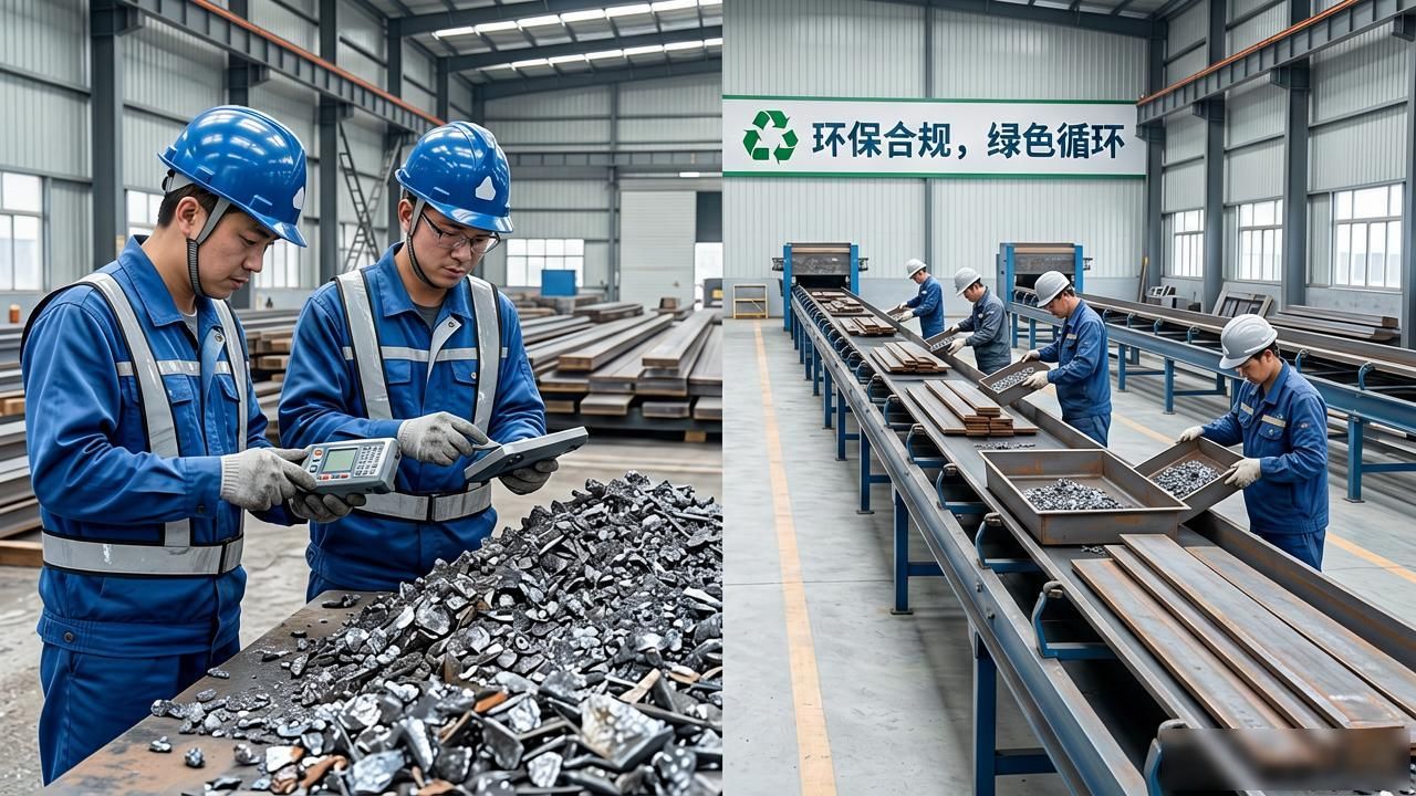 钢材回收站找专业团队,省心提纯降成本