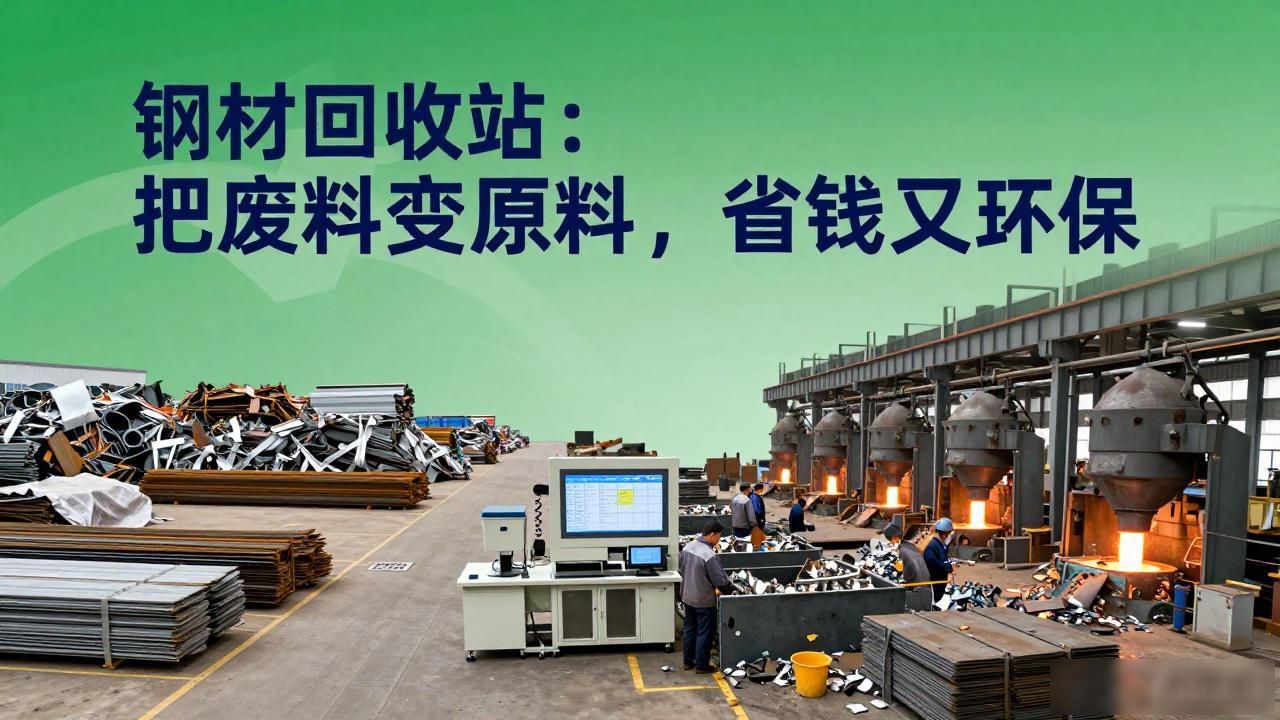 焊接材料回收_循环经济理念挑战_钢材回收站