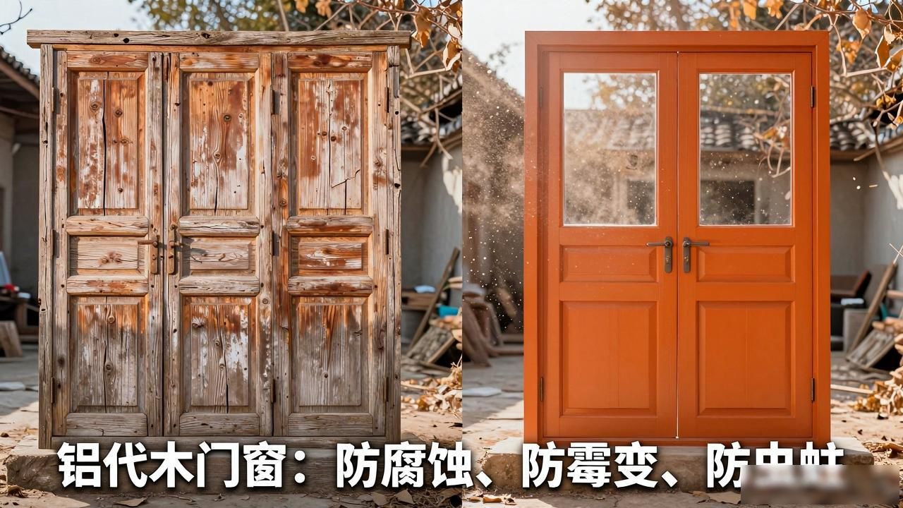 铝合金型材和钢材差异_实木仿古门窗_铝代木仿古门窗