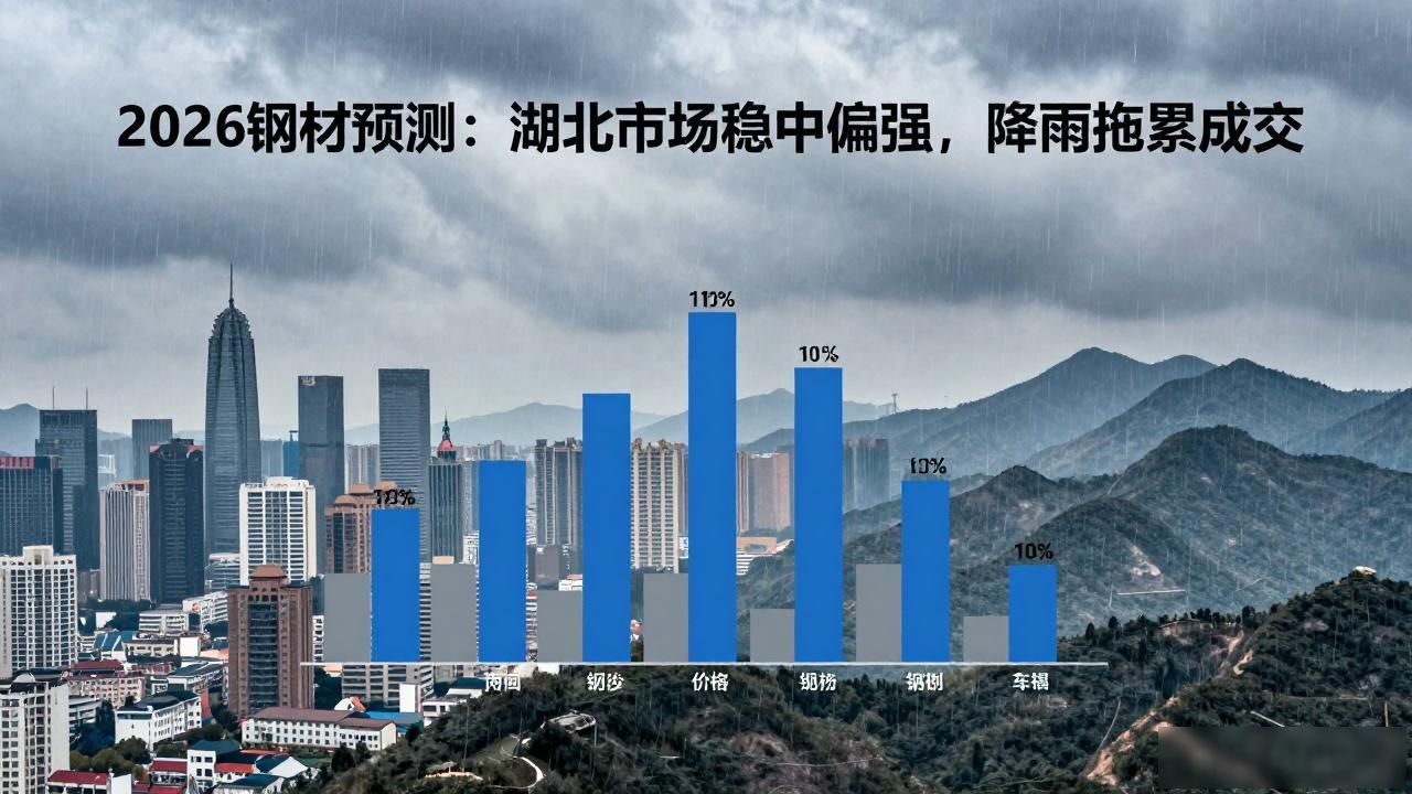 2026钢材预测：湖北市场稳中偏强，降雨拖累成交