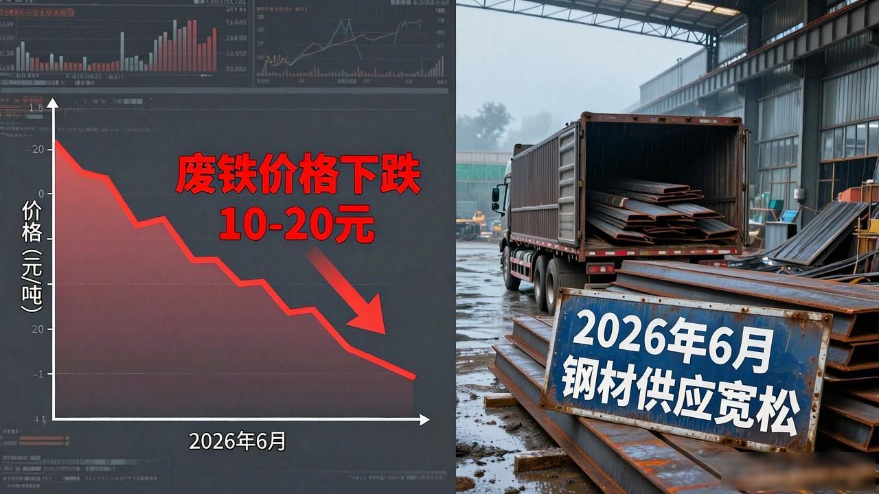 2026年钢材走势图:废铁跌价10-20元,散户回收商如何避开折价损失