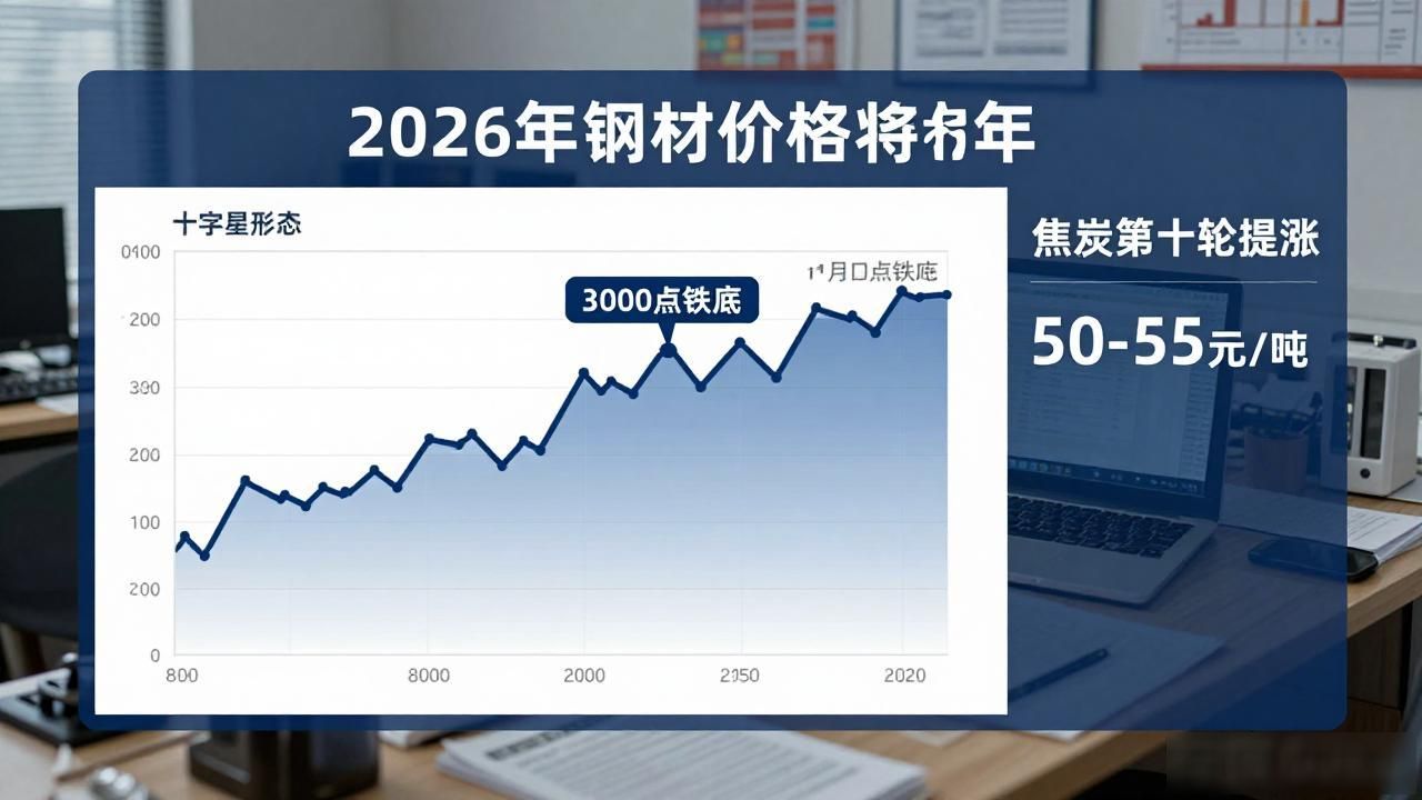 2026年钢材走势图:十字星暗藏3000点铁底,钢贸商熬过至暗时刻?