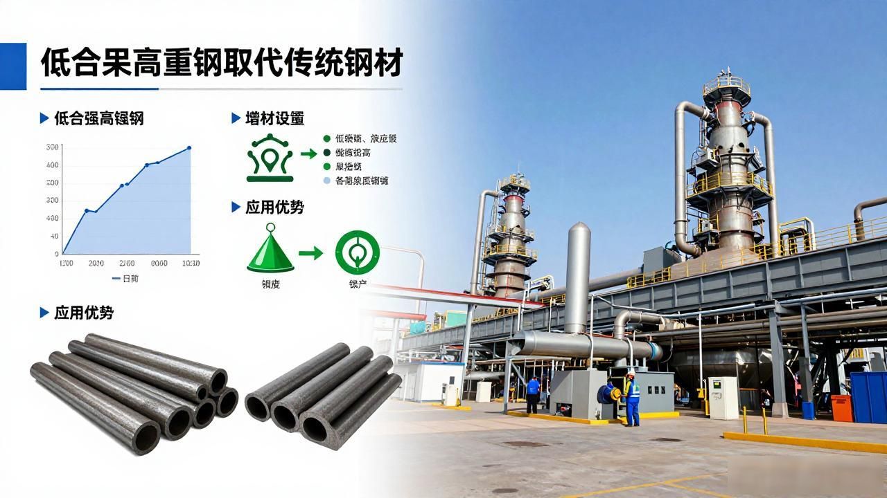 低合金高强度钢正快速取代传统钢材，制造业用钢首超建筑业